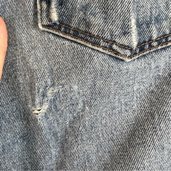 Reformation Mid-Rise Crop-Flare Denim Jeans 25 - Picture 11 of 13